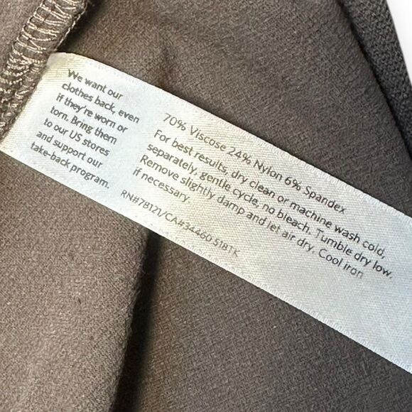 EILEEN FISHER Women’s Dark Grey Stretch Crepe Open Front Long Jacket Size S / P - Picture 5 of 6